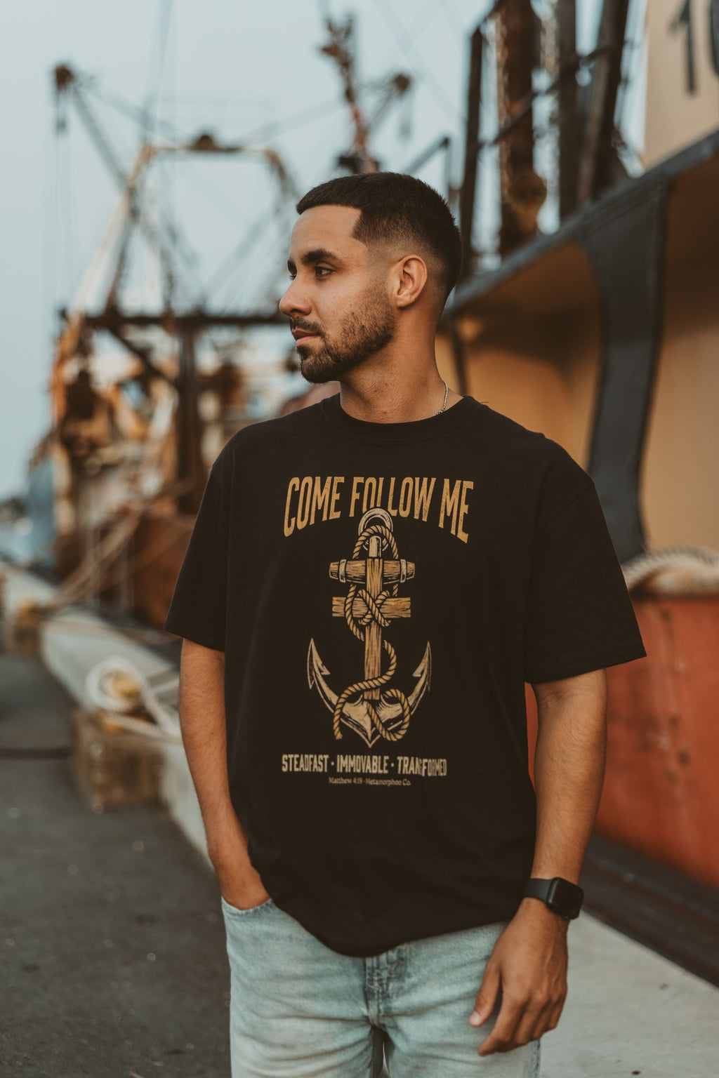 Come Follow Me — Steadfast, Immovable, Transformed Tee
